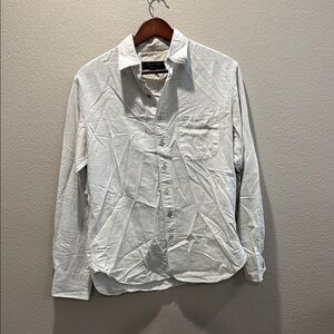 Rag & Bone Men's Cream Button Down Shirt